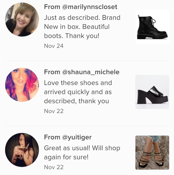 5.5, 6, 9 & 10🖤Secret Crush Combat Boot - BLK - Picture 4 of 7